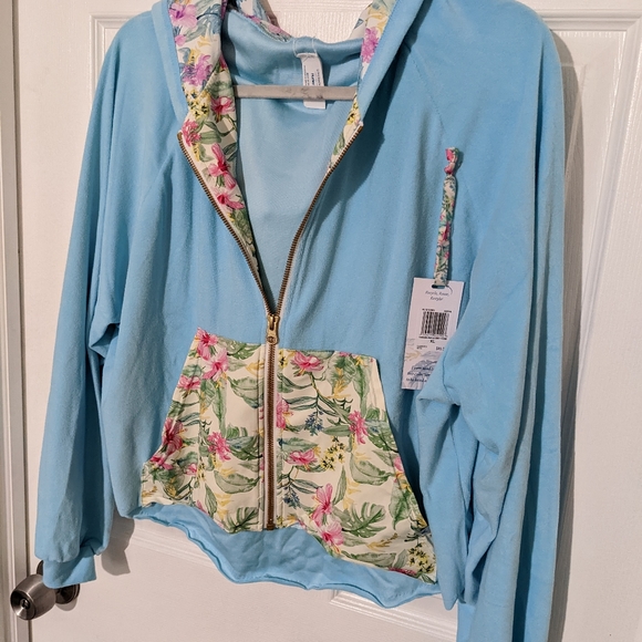 LSF X HURLEY - HAWAIIAN HIBISCUS TERRY ZIP UP HOODIE - Picture 8 of 12